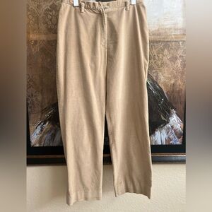 Ralph Lauren Tan Velour Pants Size 10